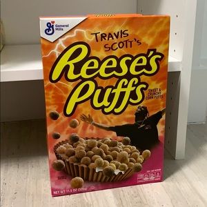 TRAVIS SCOTT X REESES PUFF CEREAL NEW NEVER OPENED